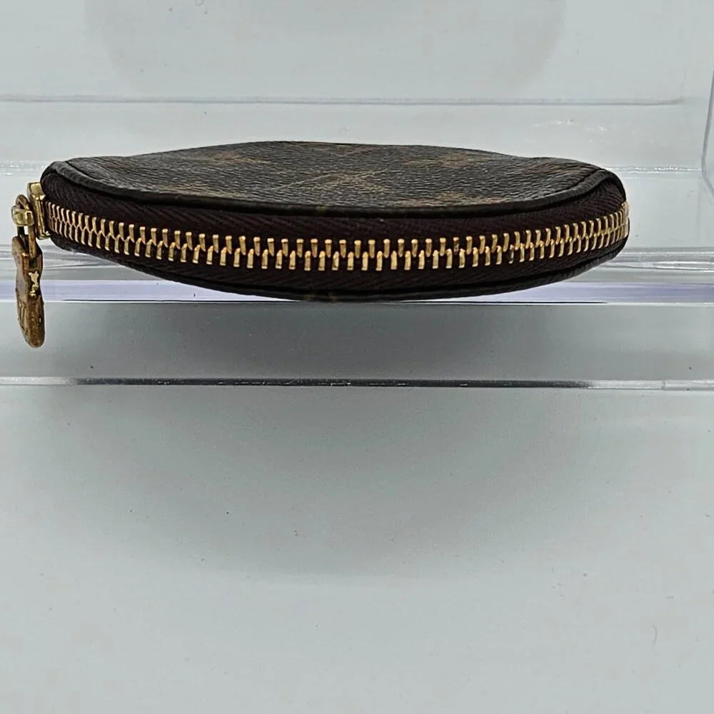 Louis Vuitton Monogram Canvas Zipper Round Coin Pouch